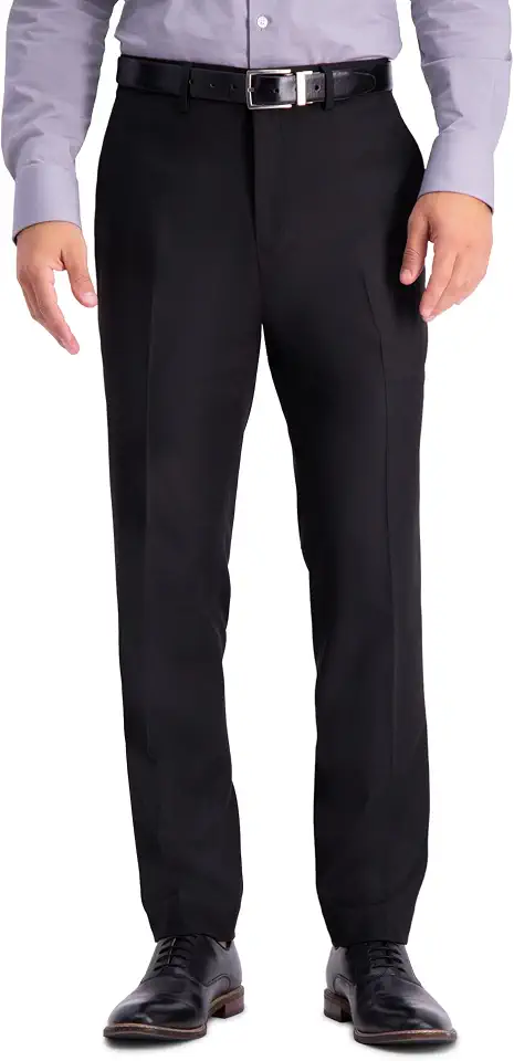 Kenneth Cole Reaction Men's Stretch Weave Slim Fit Dress Pant