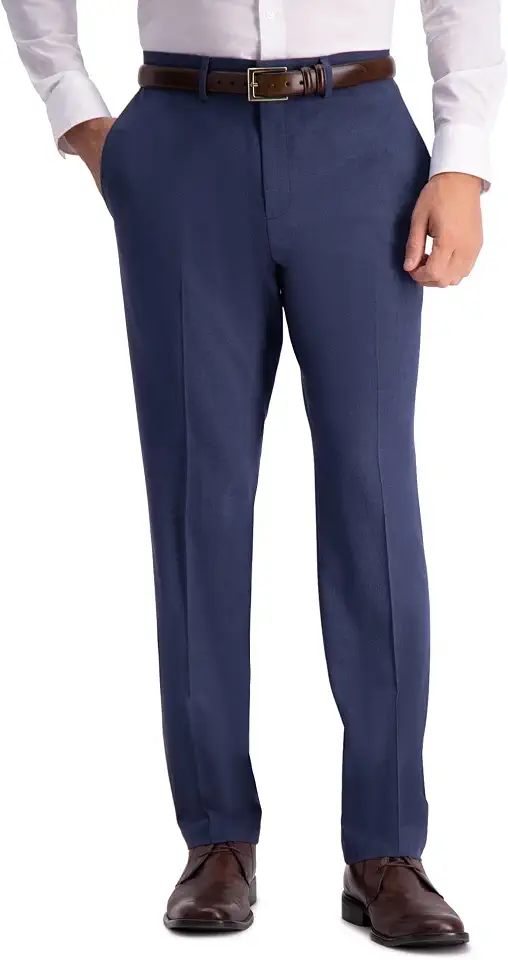 Kenneth Cole Reaction Men's Solid Performance Slim Fit Dress Pant