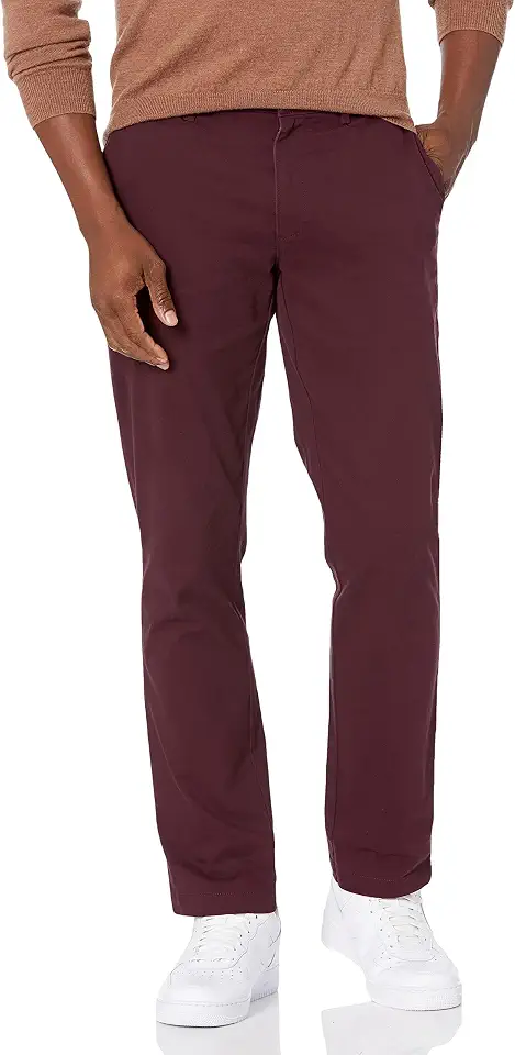 OEKO-TEX STANDARD 100 Amazon Essentials Men's Slim-Fit All-Day Stretch Casual Chino Pant