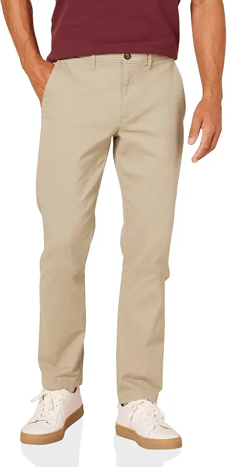 OEKO-TEX STANDARD 100 Amazon Essentials Men's Slim-Fit All-Day Stretch Casual Chino Pant