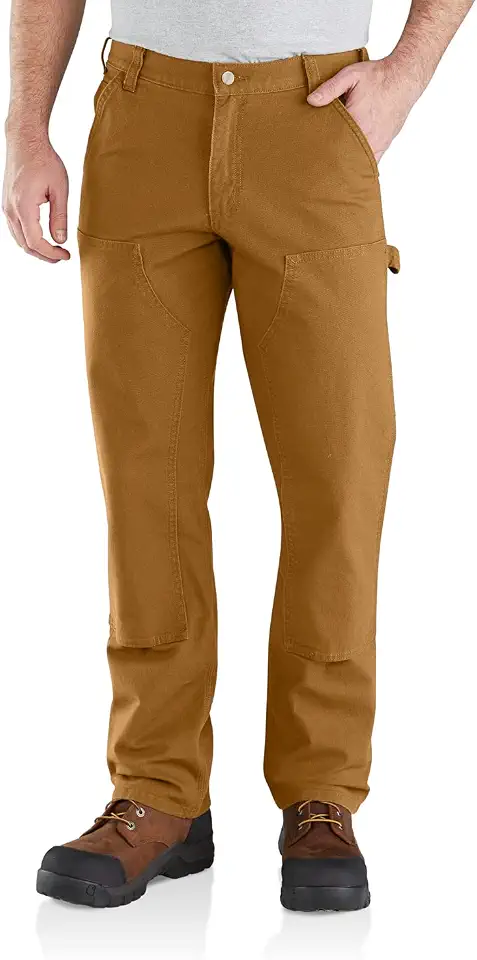 Carhartt Men's Relaxed Straight Rugged Flex® Duck Double-Front Dungaree