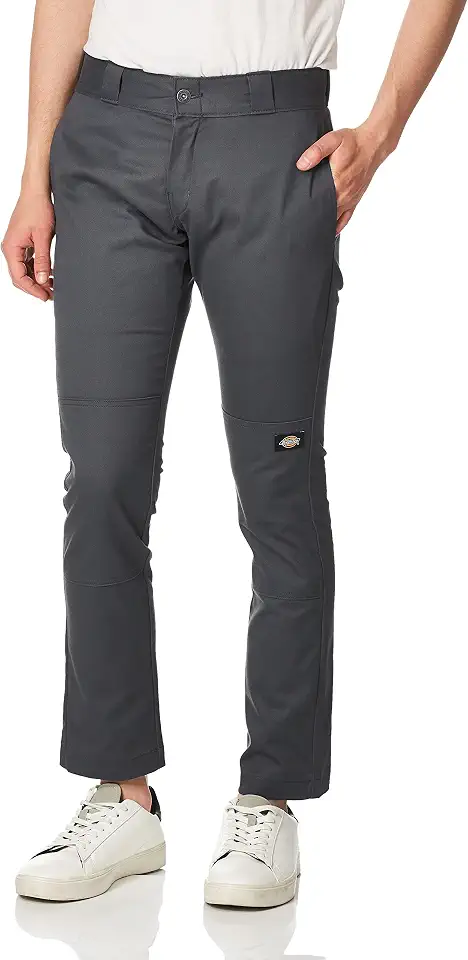 Dickies Men's Skinny Straight Double Knee Work Pants