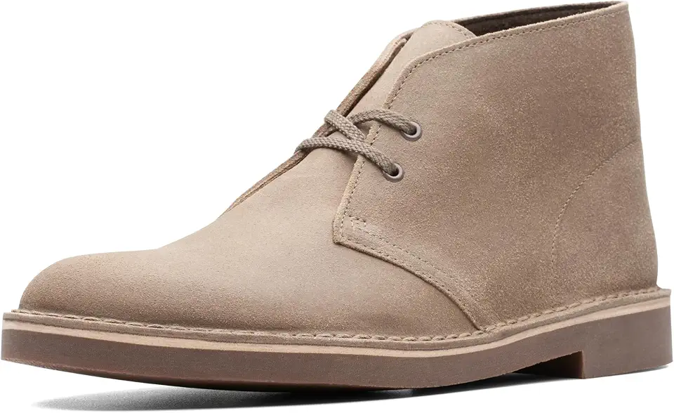 Men's Beige Suede Chukka Boots
