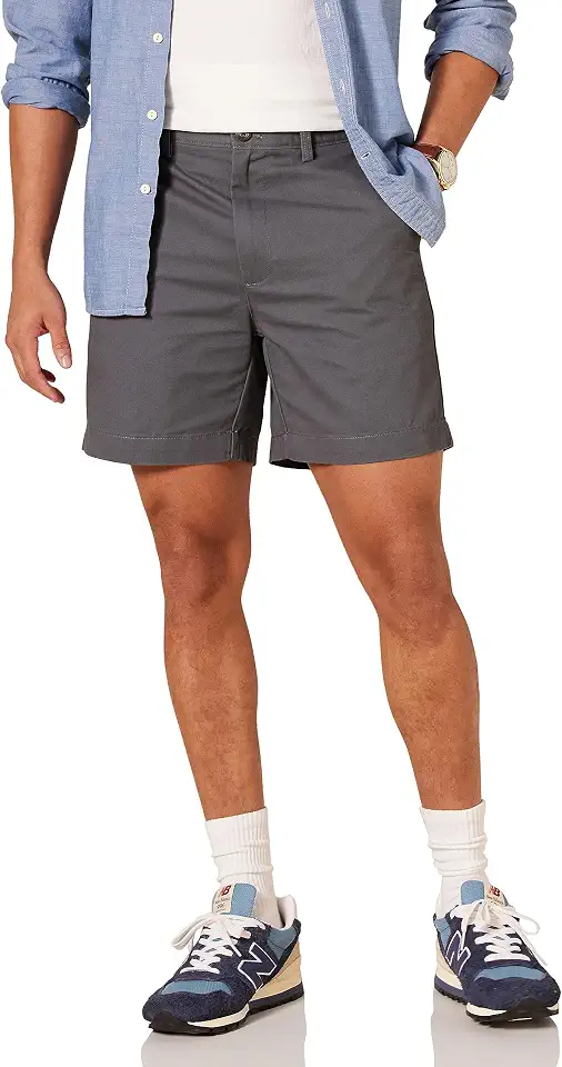 OEKO-TEX STANDARD 100 Amazon Essentials Men's Classic-Fit 7" Short Shorts