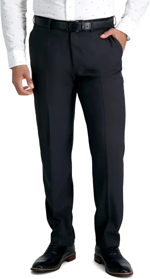 Haggar Mens Premium Comfort Dress Pant-Straight Fit Flat Front (Regular and Big & Tall Sizes)