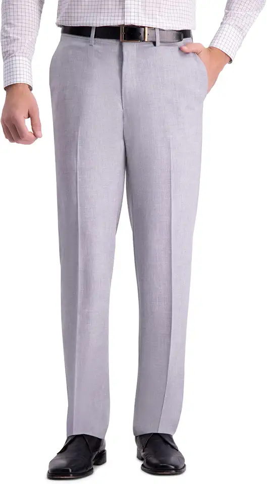 Haggar Men's JMH Straight Fit Dress Pant