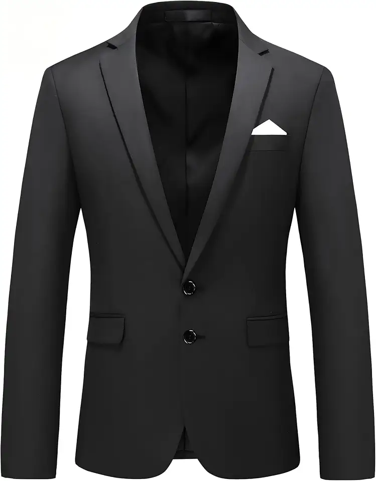 MOGU Men's Slim Fit Sport Coat Blazer Casual Formal Suit Jacket for Party Business Wedding Prom and Homecoming