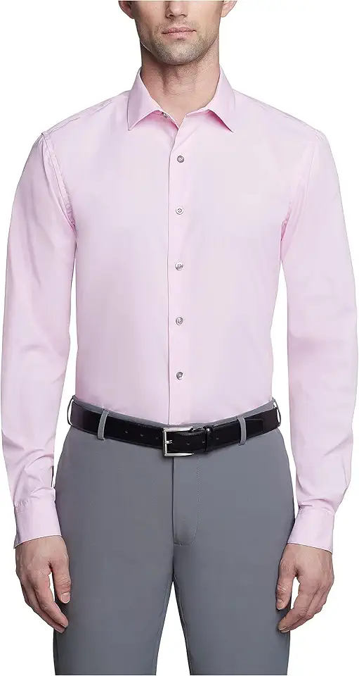 Kenneth Cole Unlisted Men's Slim Fit Solid Dress Shirt - Amazon Exclusive