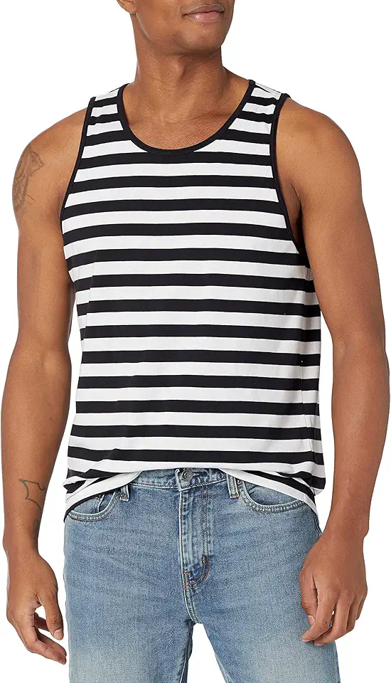 Amazon Essentials Men's Regular-Fit Sleeveless Tank Tops