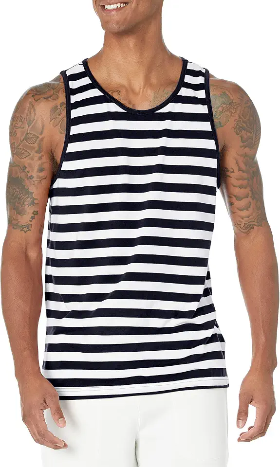 Men's Striped Tank Top