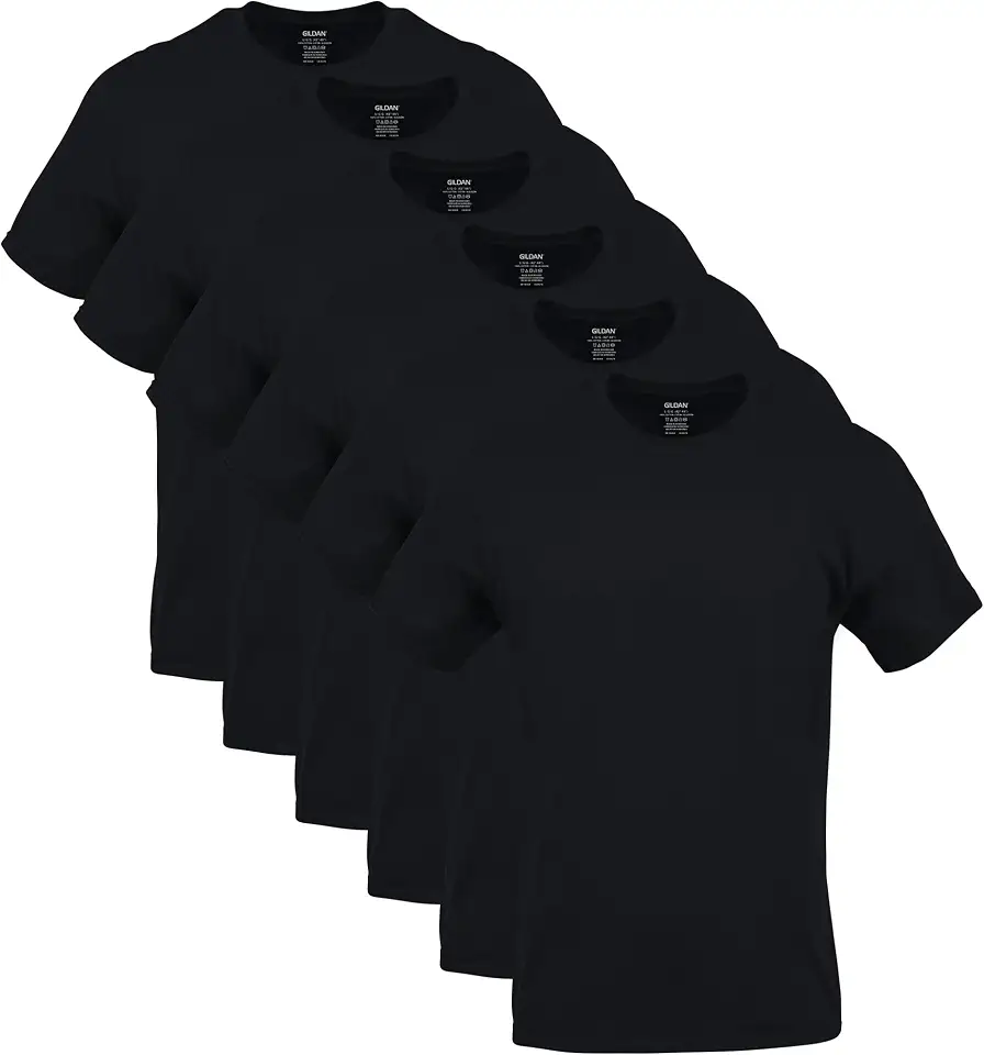 U.S. Cotton Trust Protocol Gildan Men's Crew T-Shirts, Multipack, Style G1100