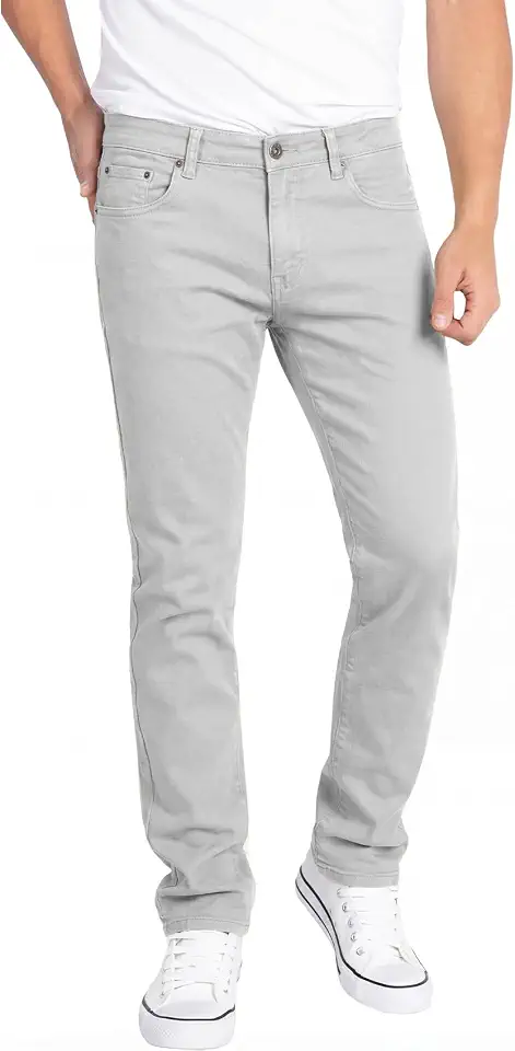 WULFUL Men's Slim Fit Skinny Stretch Comfy Jeans Denim Pants