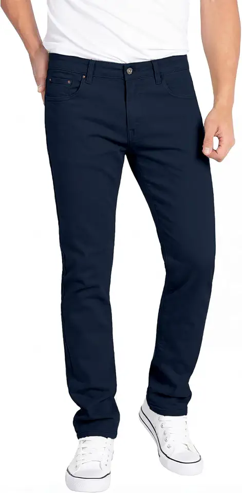 Men's Slim Fit Dark Blue Jeans