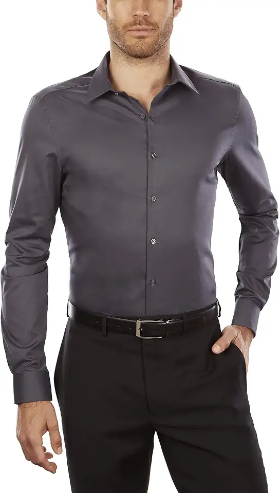 Van Heusen Men's Flex Collar Slim Fit Stretch Dress Shirt