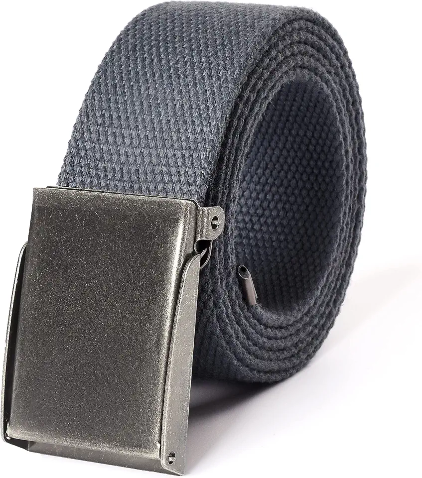 Men's Grey Fabric Belt