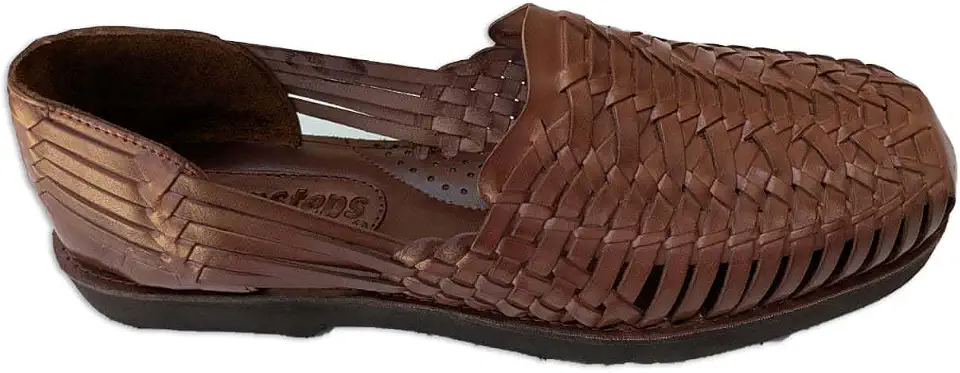 Barclay Men's Hand Woven Leather Huarache Sandal for All-Day Comfort