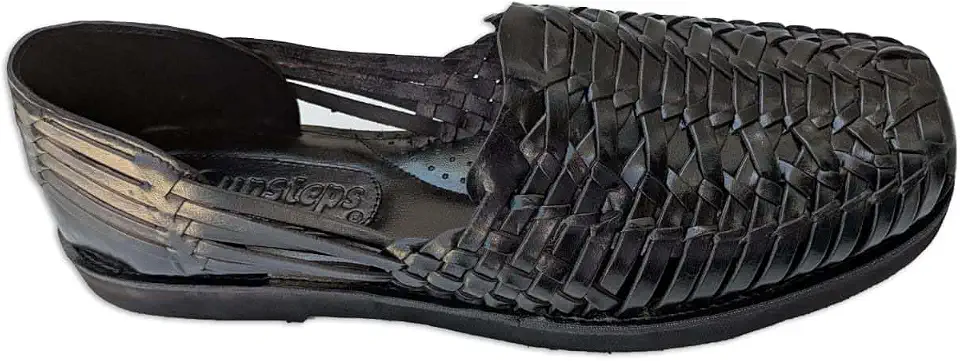 Barclay Men's Hand Woven Leather Huarache Sandal for All-Day Comfort