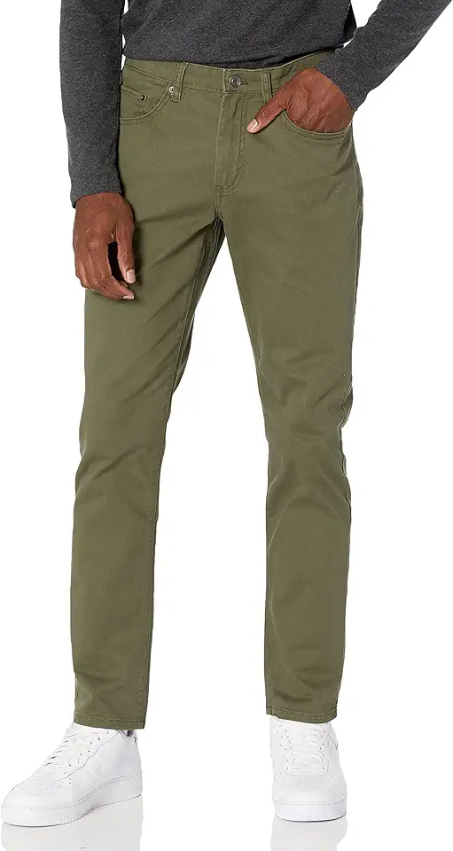 Amazon Essentials Men's 5-Pocket Stretch Twill Casual Pants