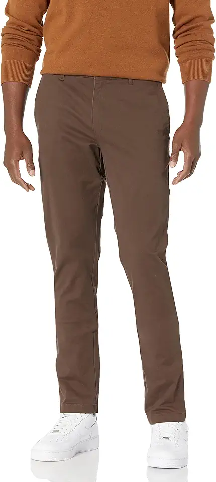 Amazon Essentials Men's Skinny-Fit Washed Comfort Stretch Chino Pant (Previously Goodthreads)