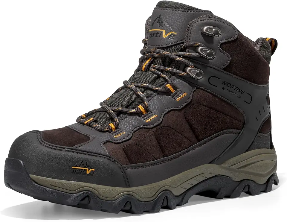 Men's Oxblood Leather Hiking Boots
