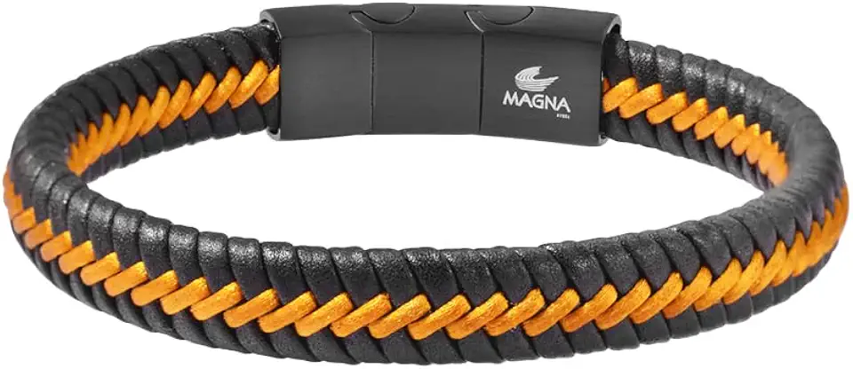Men's Braided Genuine Leather Cord Bracelet