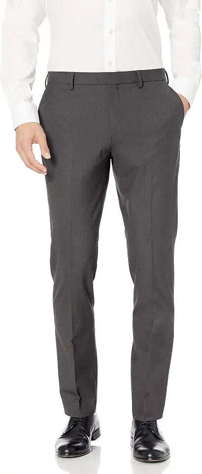 Men's Charcoal Grey Dress Pants
