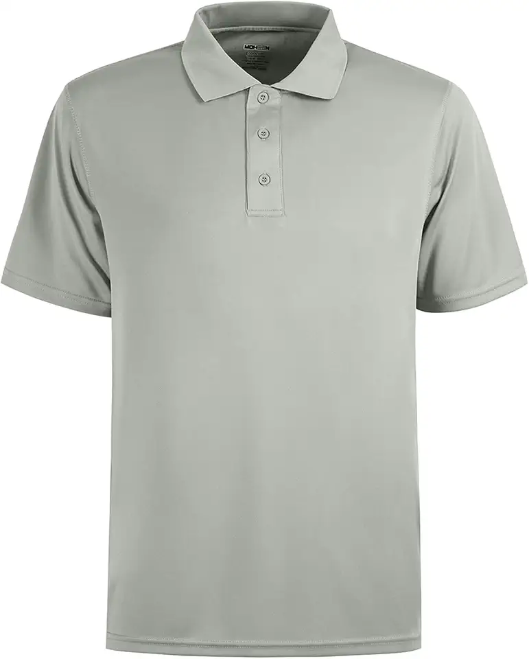MOHEEN Men's Golf Shirts Short Sleeve Moisture Wicking Polo T-Shirts Athletic Quick Dry Fit Performance Collared UPF 50+