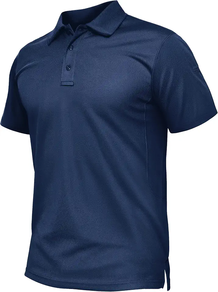 TACVASEN Mens Polo Shirts Short Sleeve Quick Dry Collared Moisture Wicking