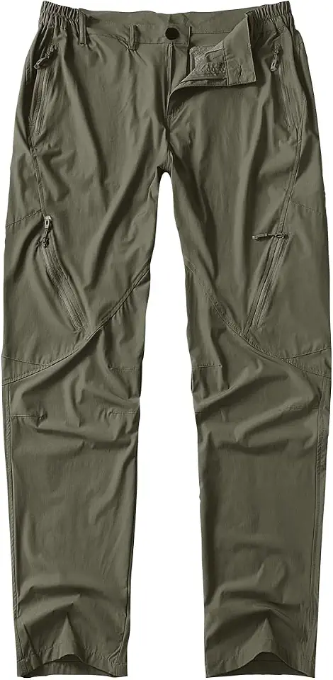 Global Recycled Standard Postropaky Mens Hiking Quick Dry Lightweight Waterproof Fishing Pants Outdoor Travel Climbing Stretch Pants