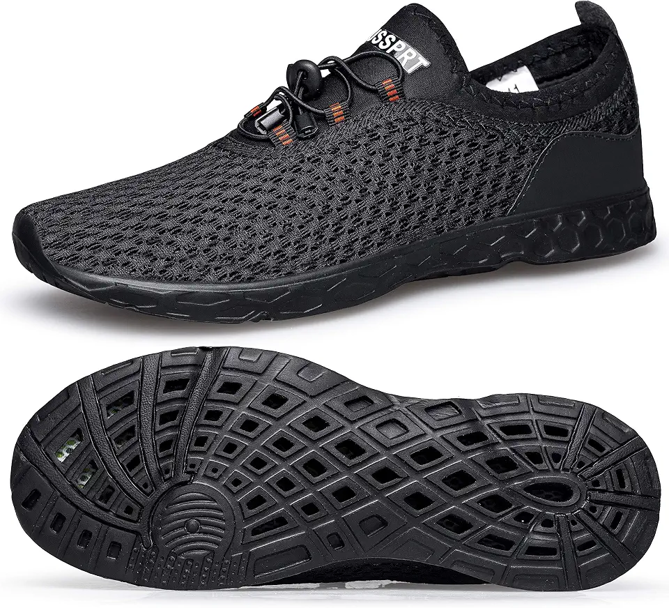 DOUSSPRT Men's Water Shoes Quick Dry for Beach Swim Pool Fishing