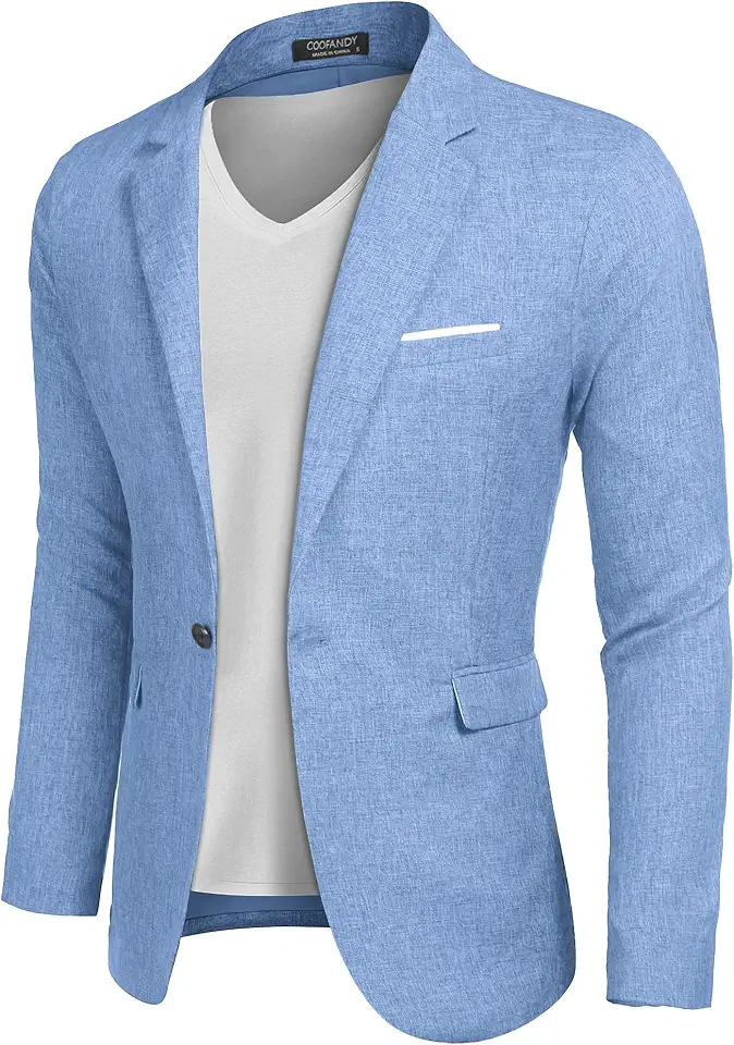 COOFANDY Men's Blazer Casual Sport Coats Slim Fit Lightweight Sports Jacket