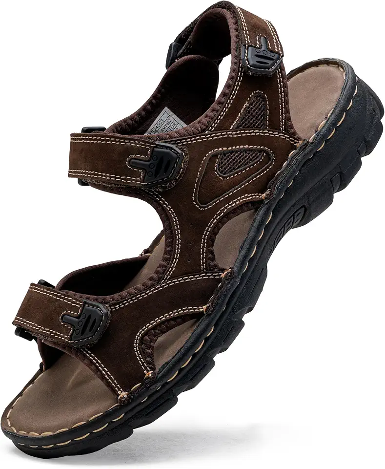 Men's Brown Leather Sandals
