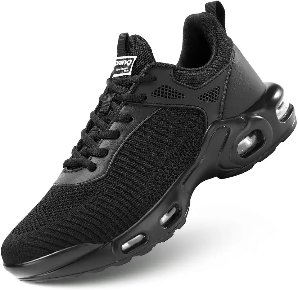 Kapsen Men's Air Running Shoes Lightweight Breathable Walking Shoes Non Slip Fashion Sneakers Mesh Workout Casual Sports Shoes