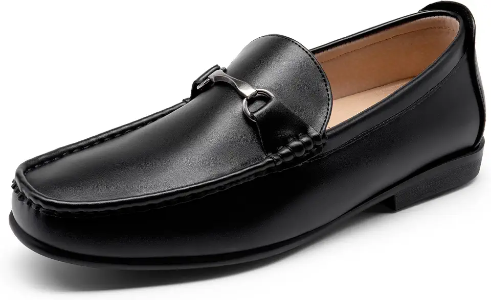 Bruno Marc Men's Dress Loafers Slip on Driving Shoes | Metal Bit Comfortable Casual Footwear Formal Business Office Daily