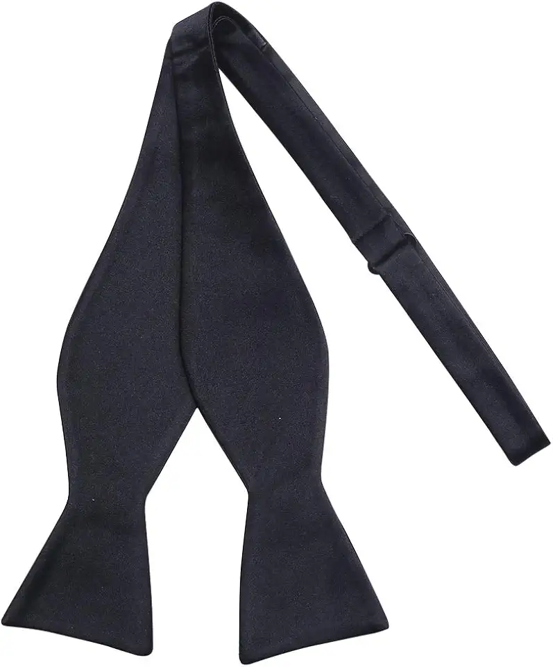 100% Silk Mens Bowtie Self Tie Bow Tie Bowtie Tuxedo Wedding Solid Color Formal Bow Ties for Man Many Colors