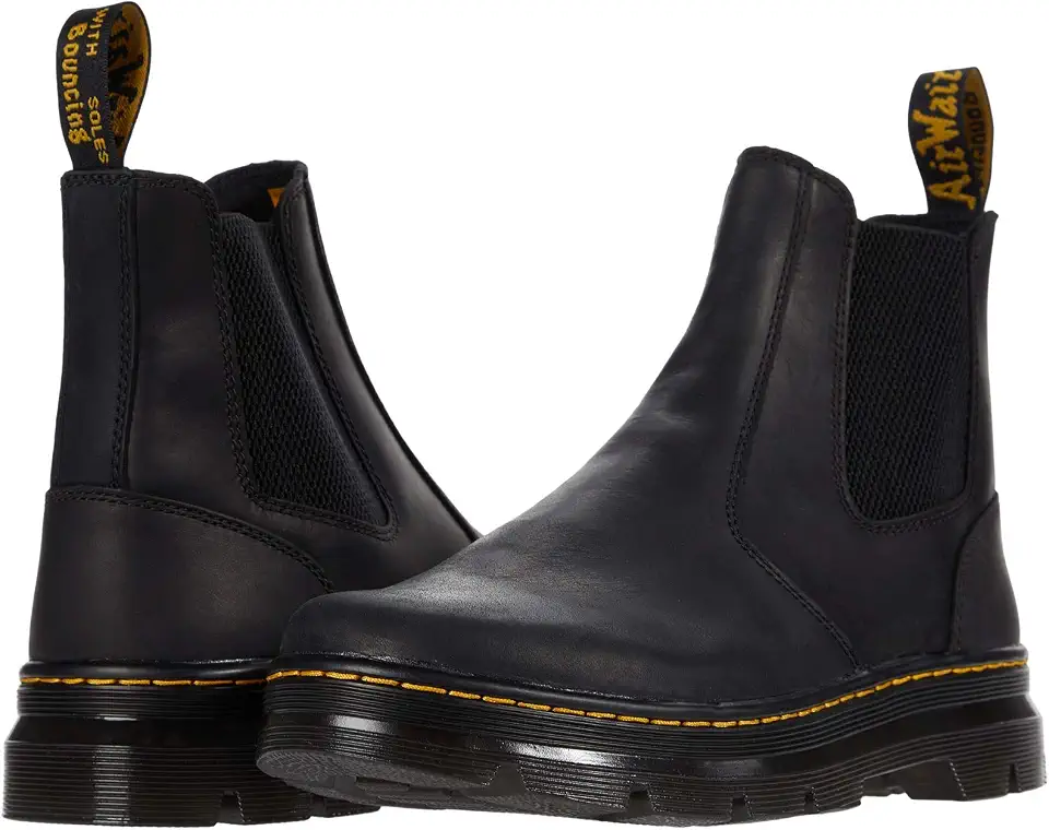 Dr. Martens unisex-adult Embury Leather Chelsea Boot