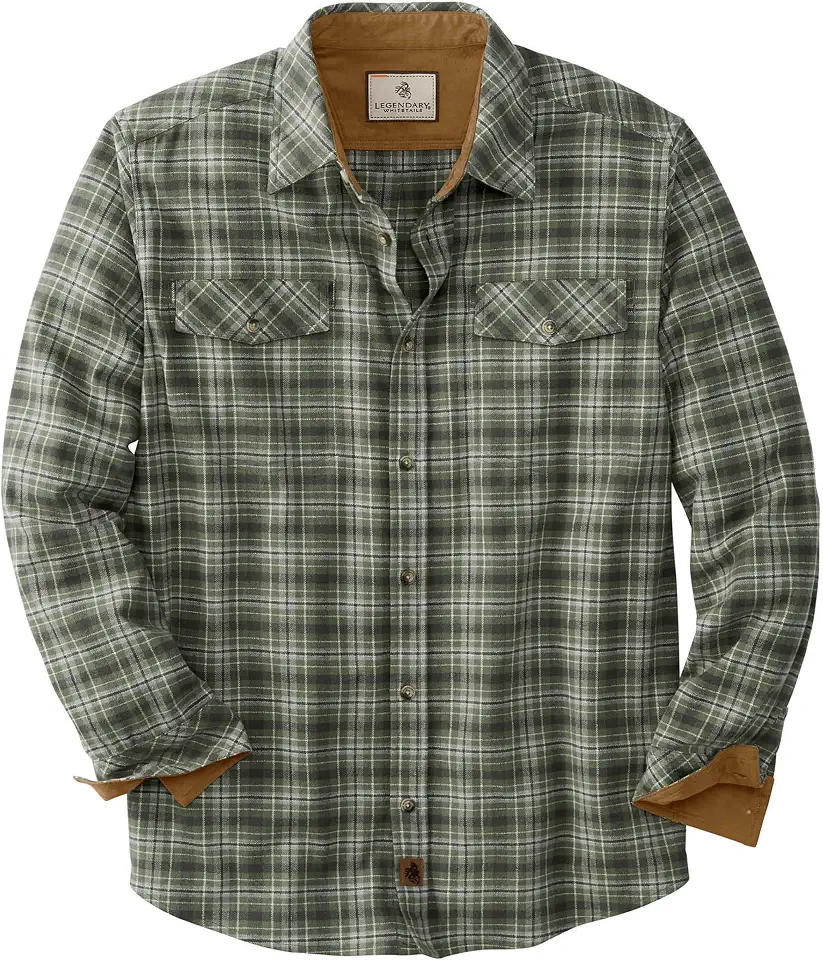 Legendary Whitetails Men's Long Sleeve Button Down Relaxed Fit Flannel Shirt