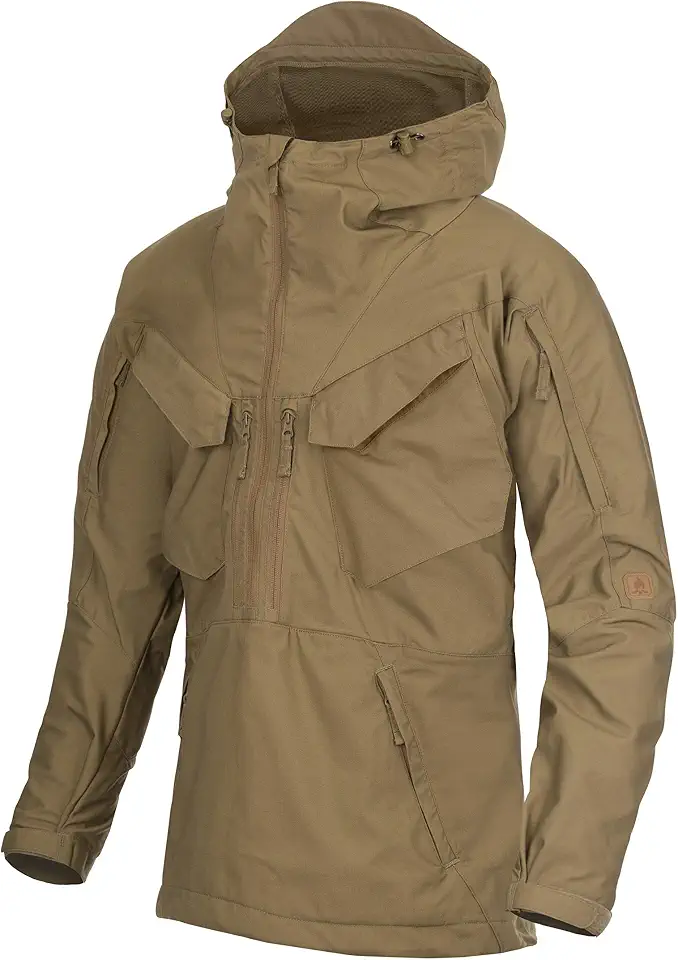 Helikon-Tex Bushcraft Pilgrim Anorak Outdoor Jacket DuraCanvas Black