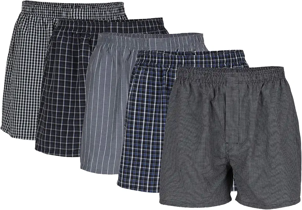 U.S. Cotton Trust Protocol Gildan Men's Underwear Boxers, Multipack