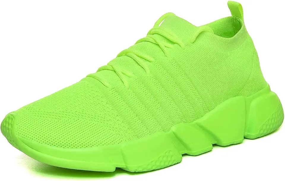 Men's Mint Green Performance Running Shoes