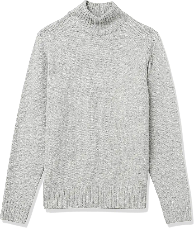 Amazon Essentials Men's Long-Sleeve Soft Touch Cotton Blend Turtleneck Sweater