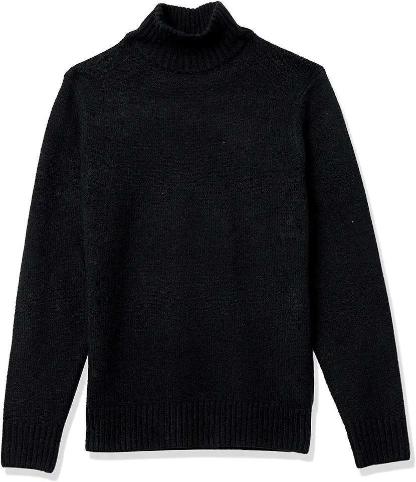 Amazon Essentials Men's Long-Sleeve Soft Touch Cotton Blend Turtleneck Sweater