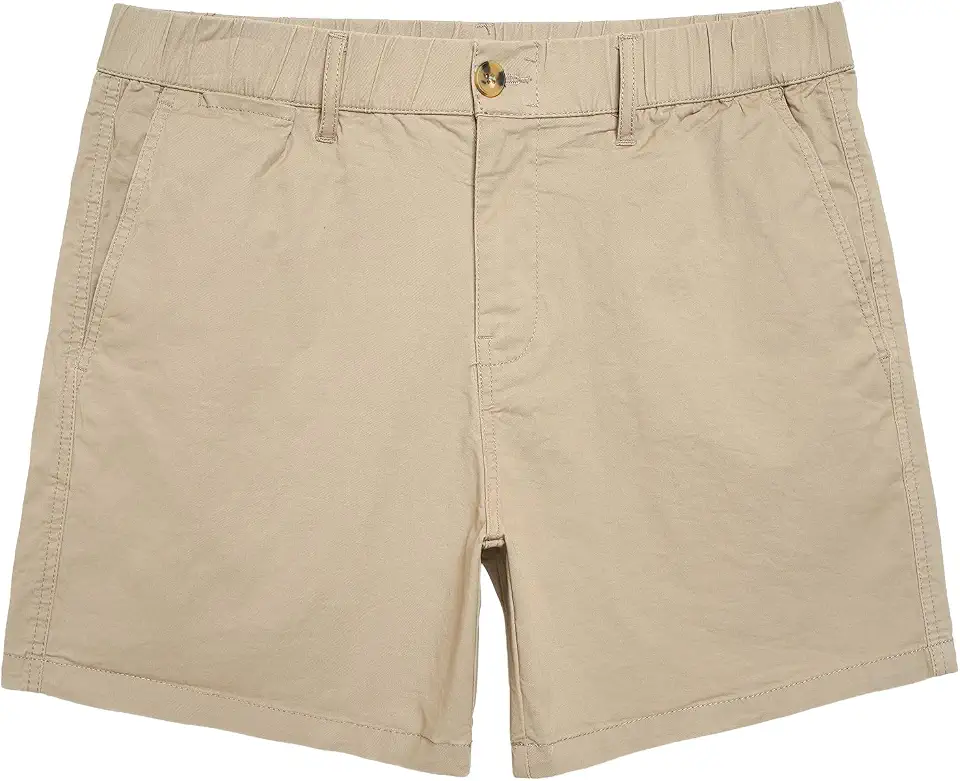 Global Recycled Standard maamgic Men's Classic Fit 5" Cotton Casual Khaki Shorts with Multi-Pocket