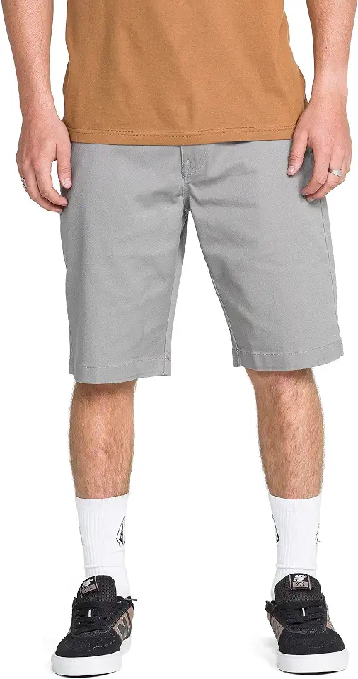 Volcom Men's Vmonty Chino Shorts – 22” Outseam, Relaxed Fit, Durable Cotton Fabric