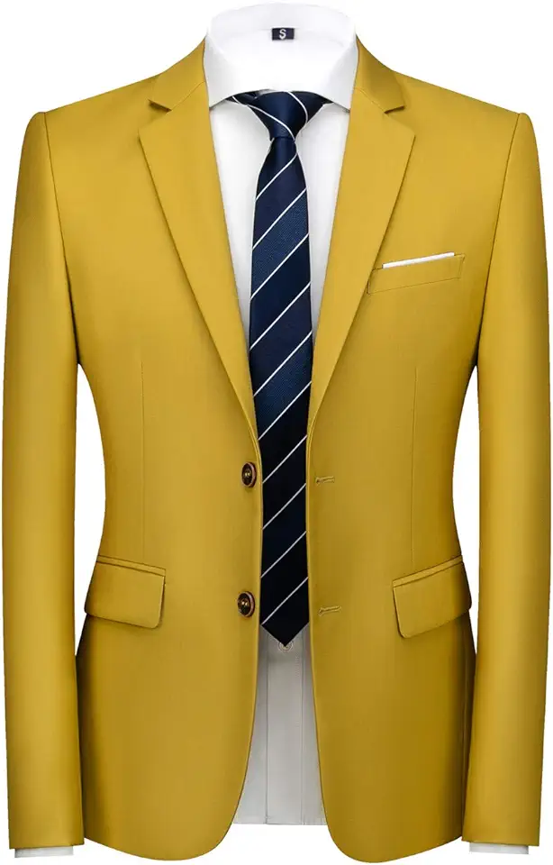 MOGU Men's Slim Fit Sport Coat Blazer Casual Formal Suit Jacket for Party Business Wedding Prom and Homecoming