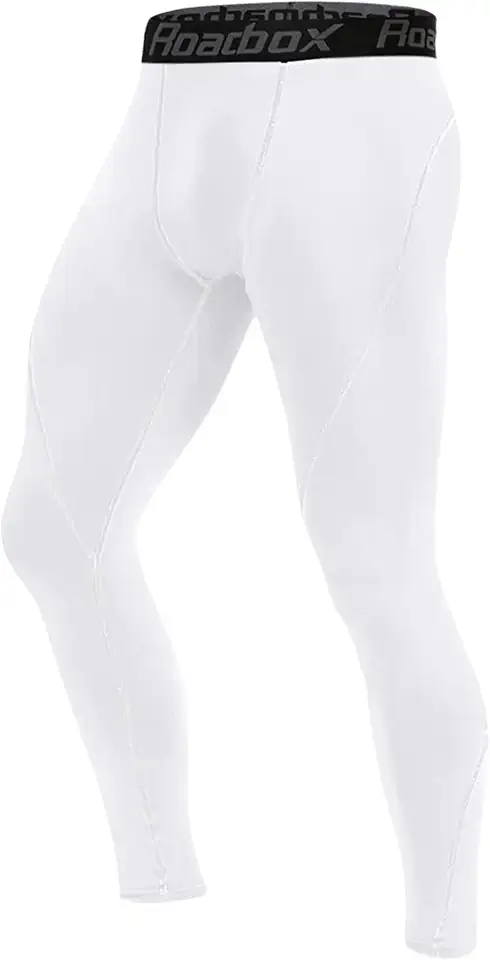 Global Recycled Standard Roadbox 1, 2 or 3 Pack Men's Compression Pants Athletic Base Layer Cycling Tights Leggings for Running Yoga Basketball