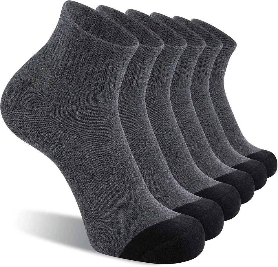 Men's Charcoal Grey Performance Cycling Socks