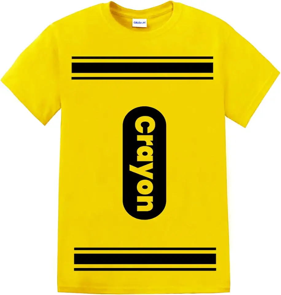 Crayon Tshirt Halloween Costume for Men Women Adult Size | Funny Cool Shirt idea | Graphic tee