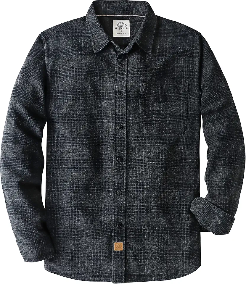 Men's Charcoal Chalk Stripe Flannel Suit