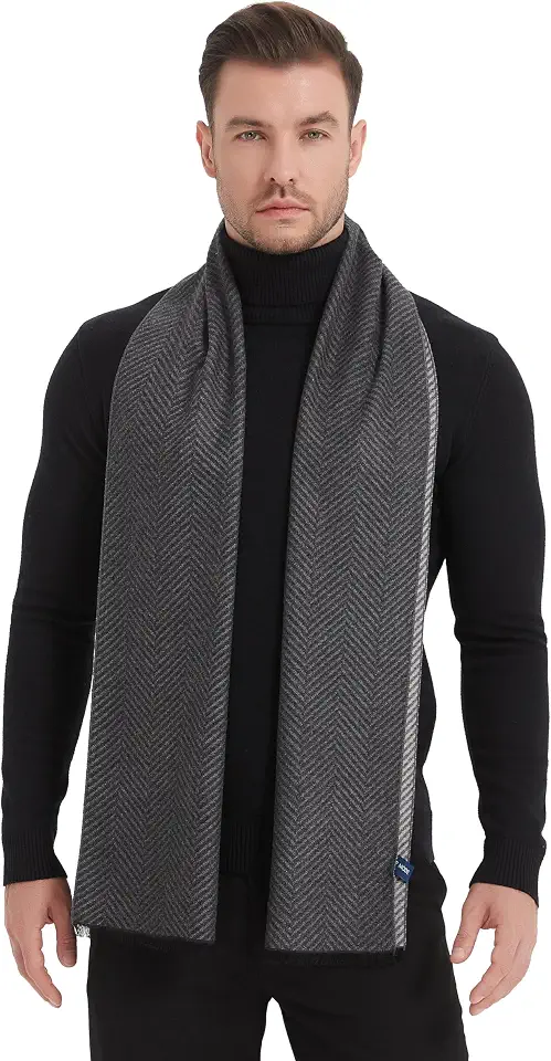 EP Mode Men's Winter Scarf, Cashmere Feel, Super Soft & Warm